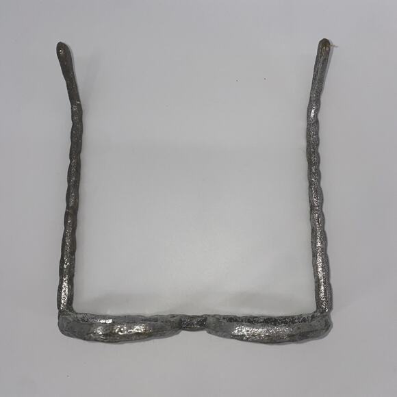 Eye Glasses Big Oversized Hammered Metal Sculpture Funky Home Accent Decor - Picture 6 of 8